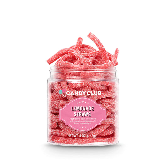 Pink Lemonade Candy Straws