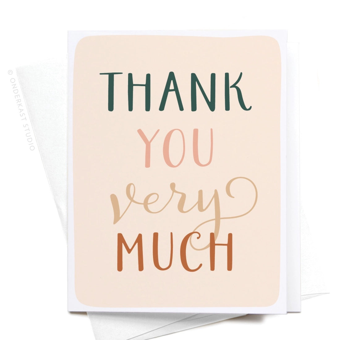 Thank You Very Much Greeting Card