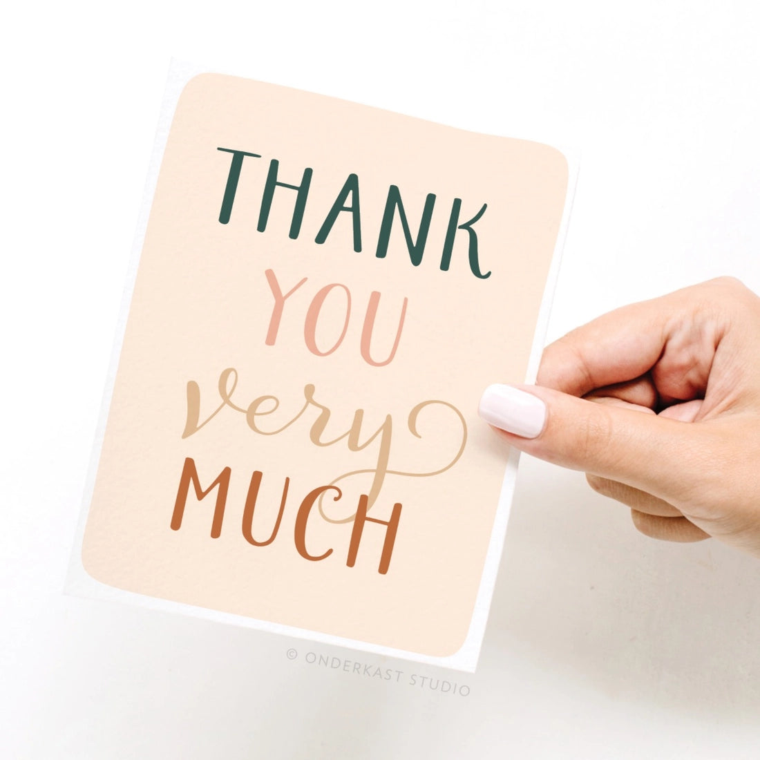 Thank You Very Much Greeting Card