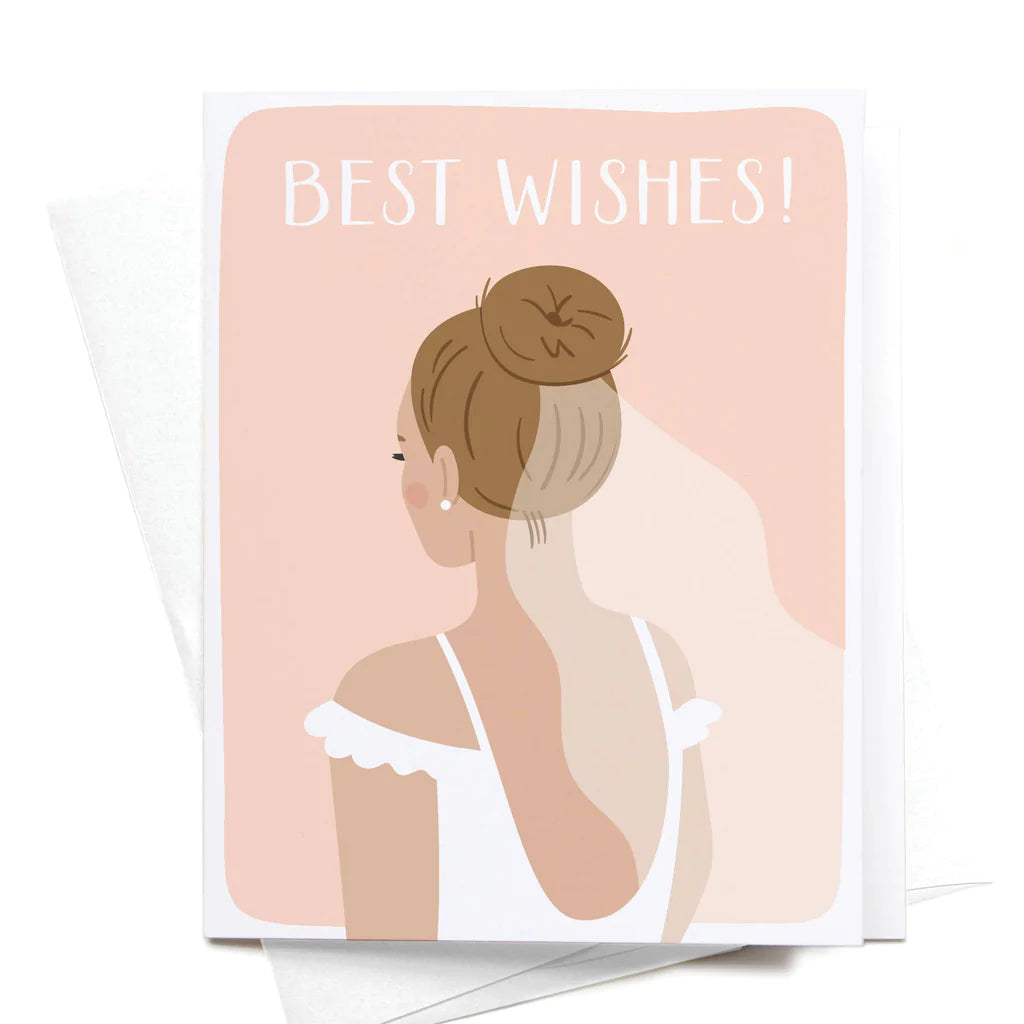 Best Wishes Bride Greeting Card