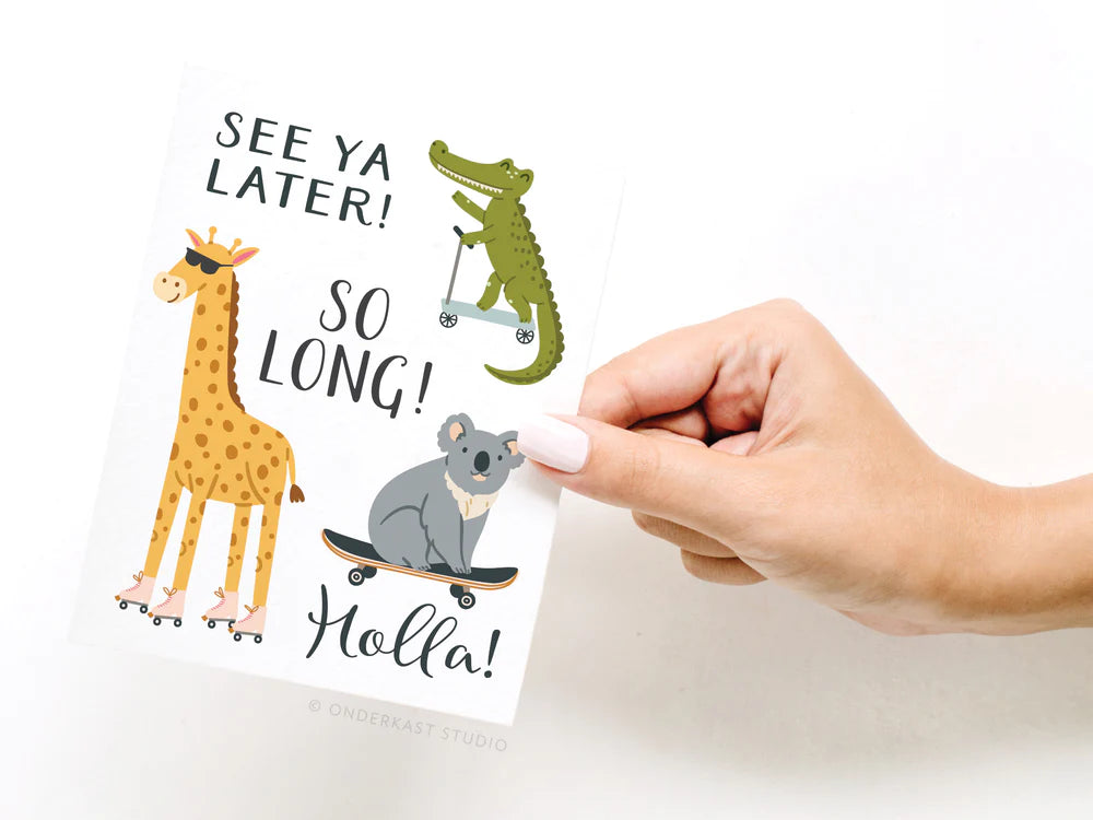 See Ya Later! Alligator Greeting Card