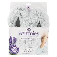 Soothing Microwavable Slippers - Warmies Relaxing Lavender